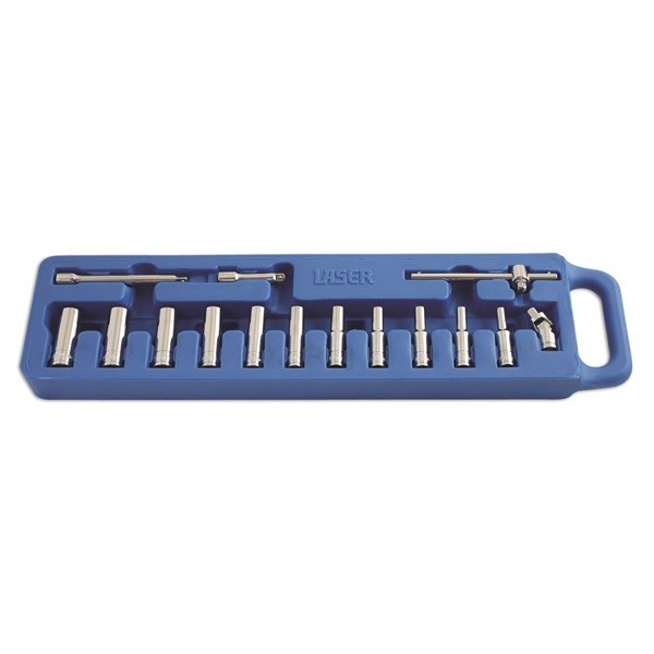Deep Socket Set - 1/4in. Drive - 15 Piece