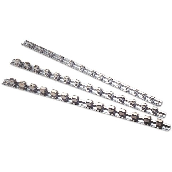 Socket Rails - 1/4in. 3/8in. & 1/2in. Drive - 3 Piece Set