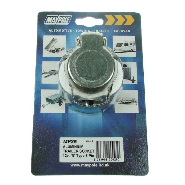 Socket - Aluminium - 12N - 7-Pin