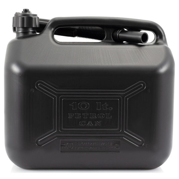 Diesel Fuel Can - Black Plastic - 10 Litre