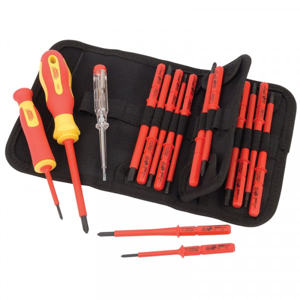 Interchangeable Insulated Screwdriver - 18 Piece