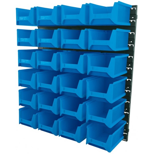 24 Bin Wall Storage Unit - Large Bins