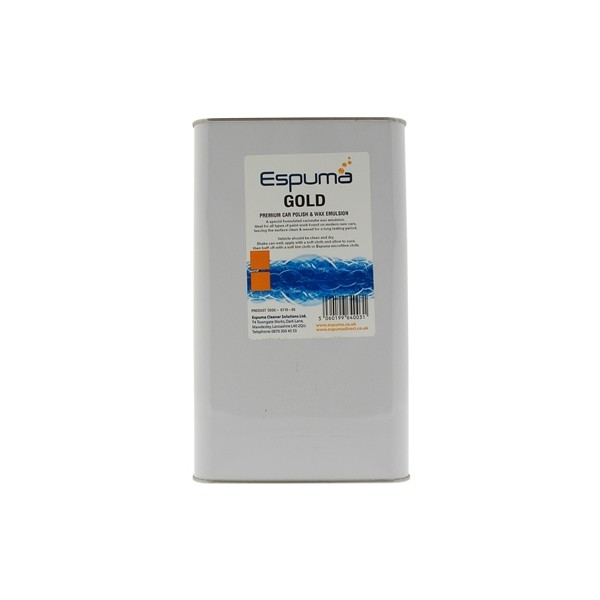 Premium Gold Car Polish & Wax - 5 Litre