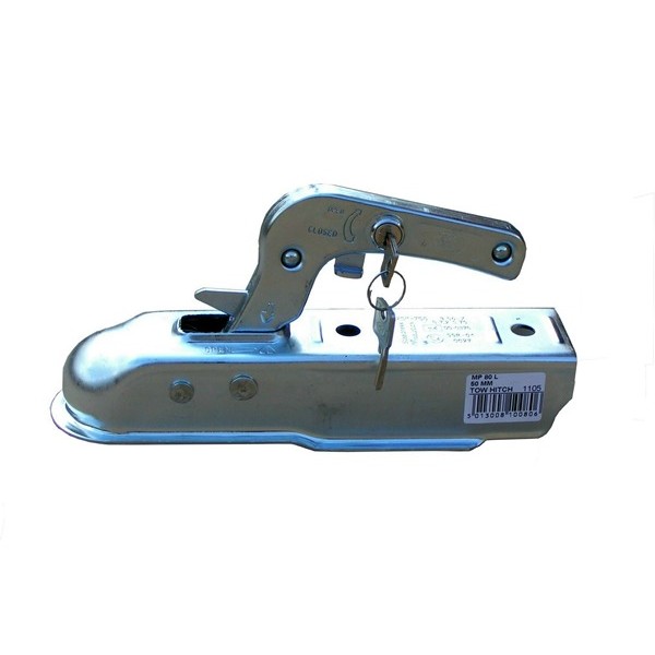 Trailer Coupling - 50mm With Integral Lock