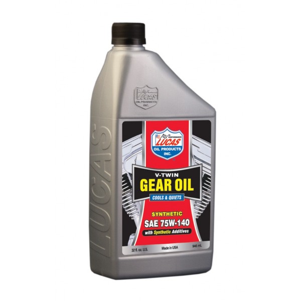 SAE Fully Synthetic 75W140 V-Twin Gear Oil 946ml