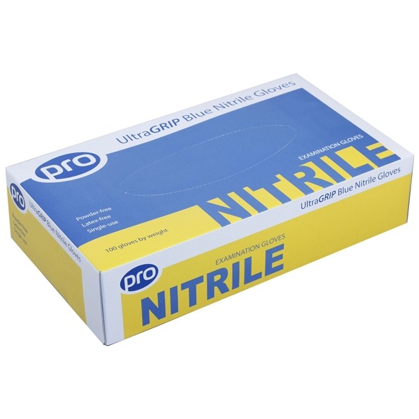 Nitrile Powder Free Gloves - Medium - Pack of 100