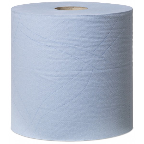 2 Ply Premium Heavy Duty Wiping Paper - Blue - 170m Combi Roll