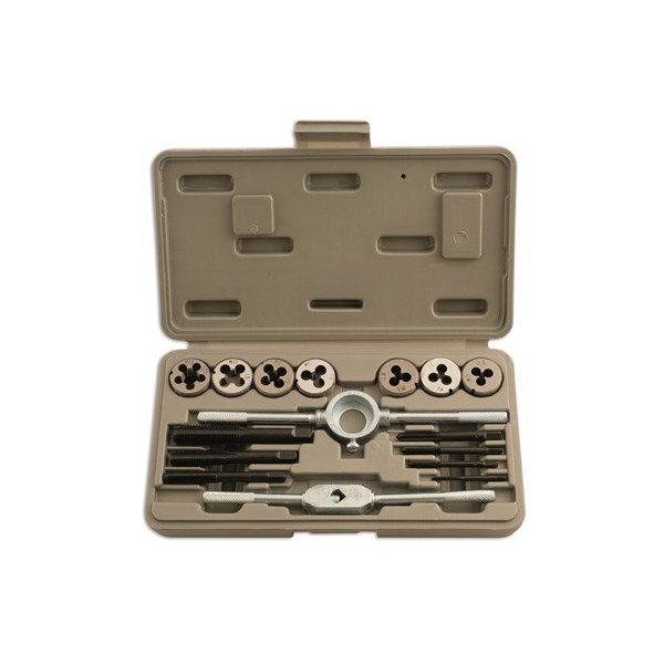 Tap & Die Set - Carbon Steel - 16 Piece