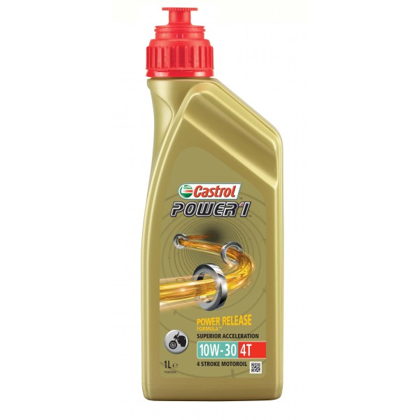 Power 1 4T - 4 Stroke - 10W-30 - Semi Synthetic - 1 Litre