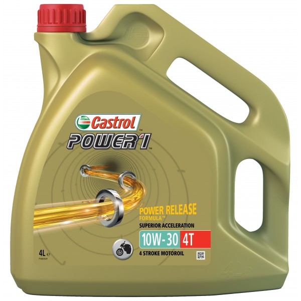Power 1 4T - 4 Stroke - 10W-30 - Semi Synthetic - 4 Litre