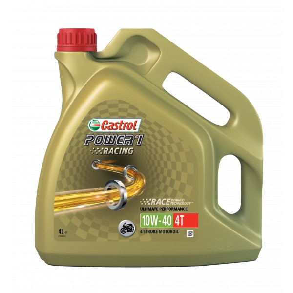 Power 1 Racing 4T  - 4 Stroke - 10W-40 - Fully Synthetic - 4 Litre