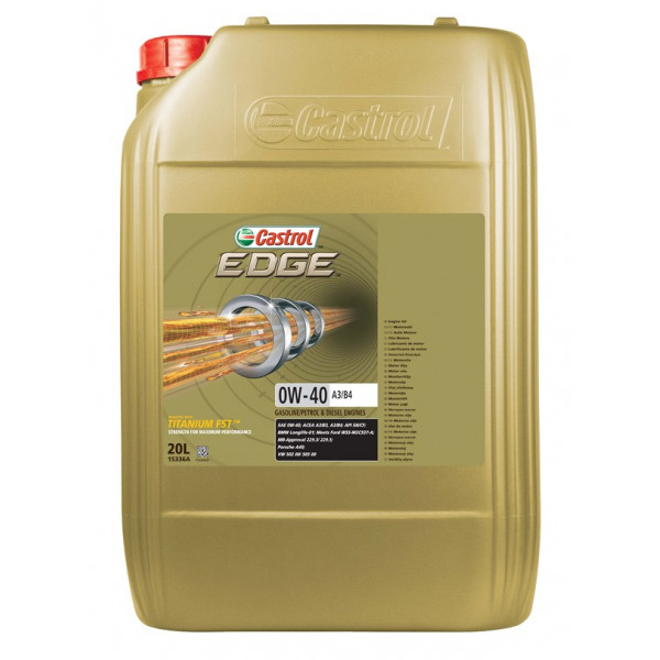 Edge 0W-40 A3/B4 - 20 Litre