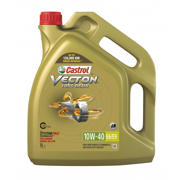 Castrol Vecton Long Drain 10W-40 E6/E9 - 5 Litres