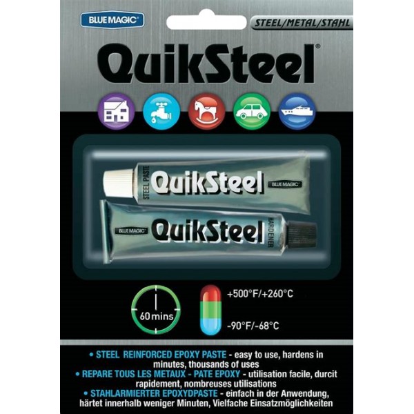 Steel Two Part Epoxy Paste - 2 x 1oz Tubes