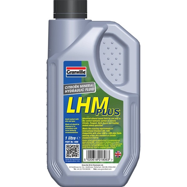 LHM Plus Mineral Hydraulic Fluid - 1 Litre