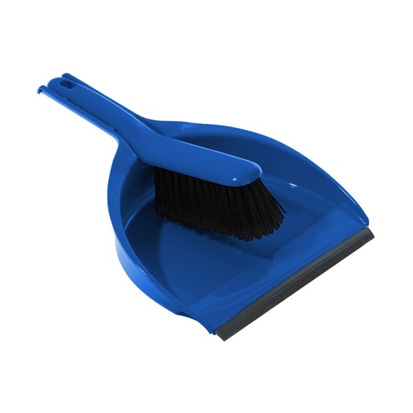 Hygiene Dustpan & Soft Brush - Blue