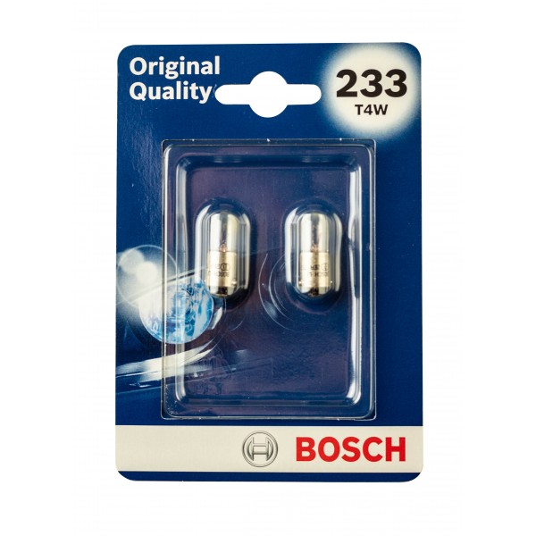 Miniature Bulbs - 12V 4W 233 BA9s - Original Quality Side & Tail