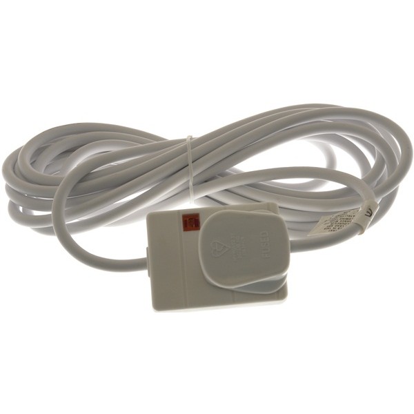 1 Way Extension Socket - White - 5m