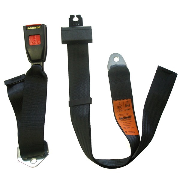 Seat Belt - Static Lap - Black