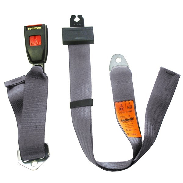 Seat Belt - Static Lap - Grey