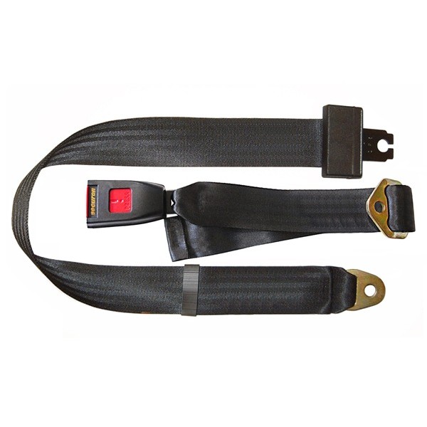 Seat Belt - Static Lap - Black