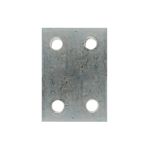 Drop Plate - 4 Hole - Zinc Plated - 2in.