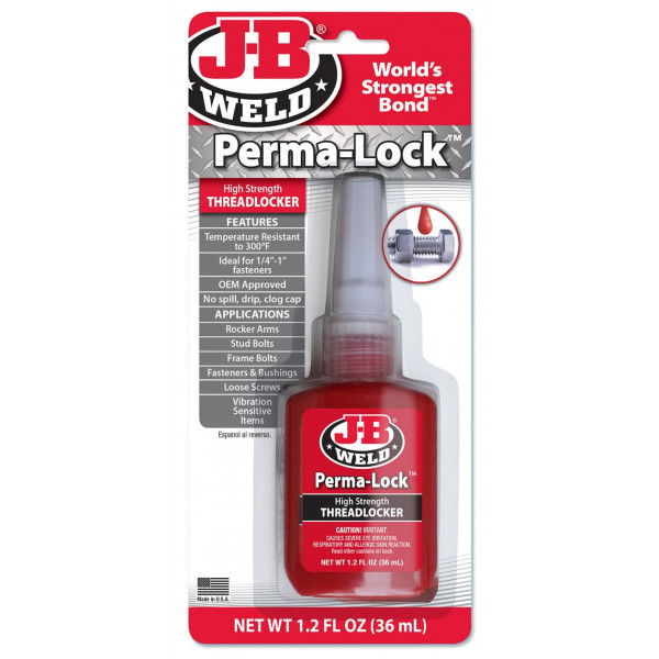 J-B Weld - Perma-Lock High Strength Threadlocker - 36ml