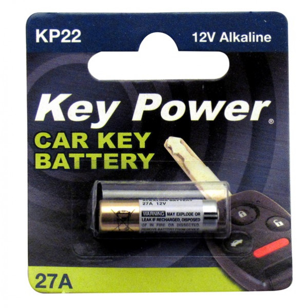 Coin Cell Battery 27A - Alkaline 12V