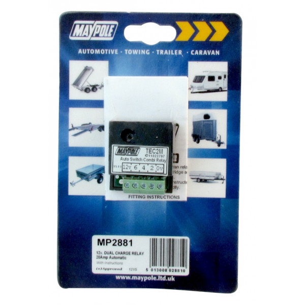 Automatic Dual Charge Relay - 15A