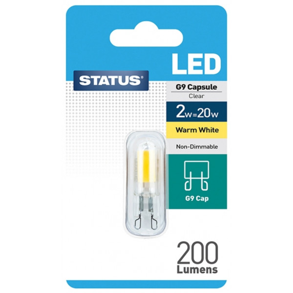 LED G9 Capsule Bulb - 2W - 200 Lumens