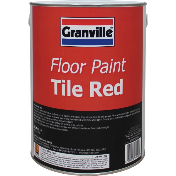 Tile Red Floor Paint - 5 litre