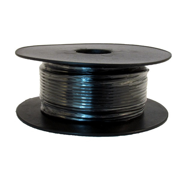 1 Core Thin Wall Cable - 1 x 28/0.3mm - Black - 50m