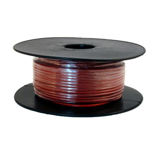 1 Core Thin Wall Cable - 1 x 28/0.3mm - Red - 50m