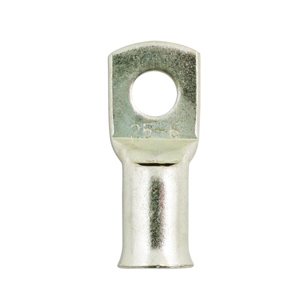 Copper Tube Terminals - 25mm x 6.0mm - Pack Of 20