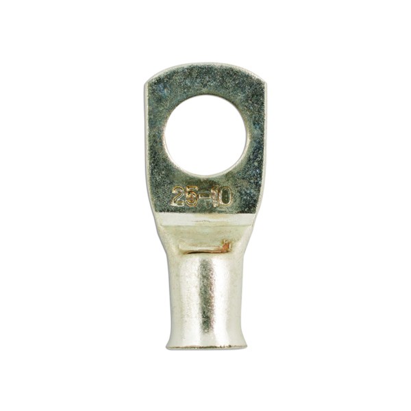 Copper Tube Terminals - 25mm x 10.0mm - Pack Of 20