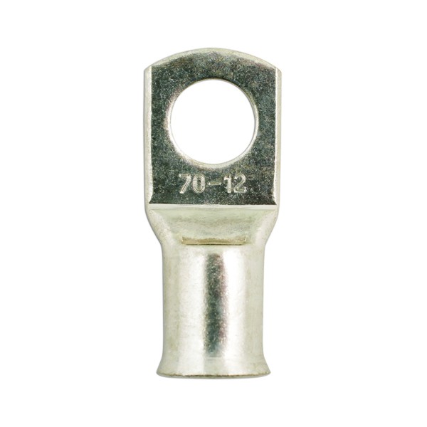 Copper Tube Terminals - 70mm x 12.0mm - Pack Of 10