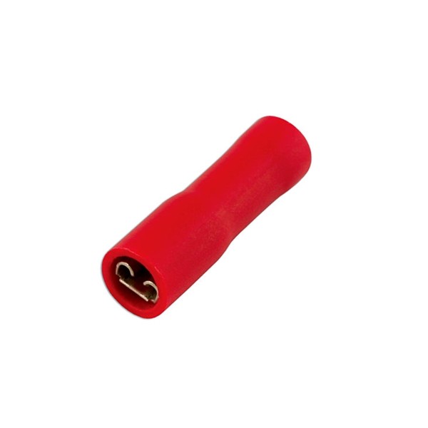 Wiring Connectors - Red - Female Slide-On - 6.3mm - Pack Of 100
