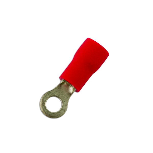 Wiring Connectors - Red - Ring - 3.2mm - Pack Of 100