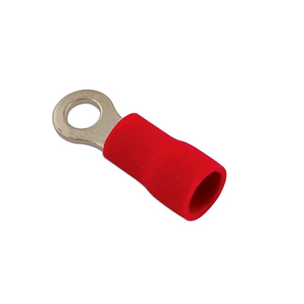 Wiring Connectors - Red - Ring - 5.3mm - Pack Of 100
