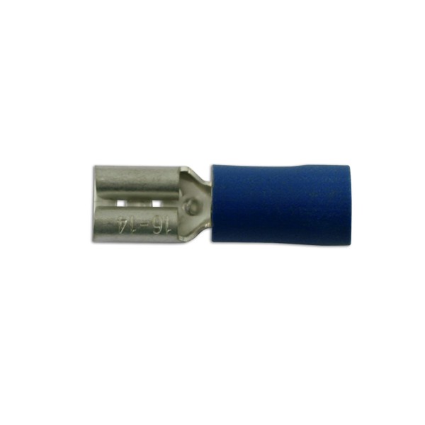 Wiring Connectors - Blue - Female Slide-On - 4.8mm - Pack Of 100