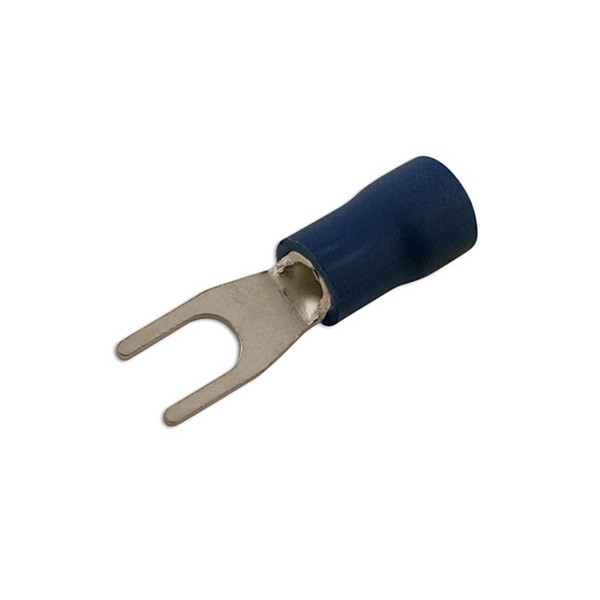 Wiring Connectors - Blue - Fork - 6.4mm - Pack Of 100