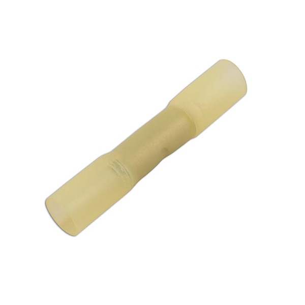 Wiring Connectors - Yellow - Heat Shrink Butt - 6mm - Pack Of 100