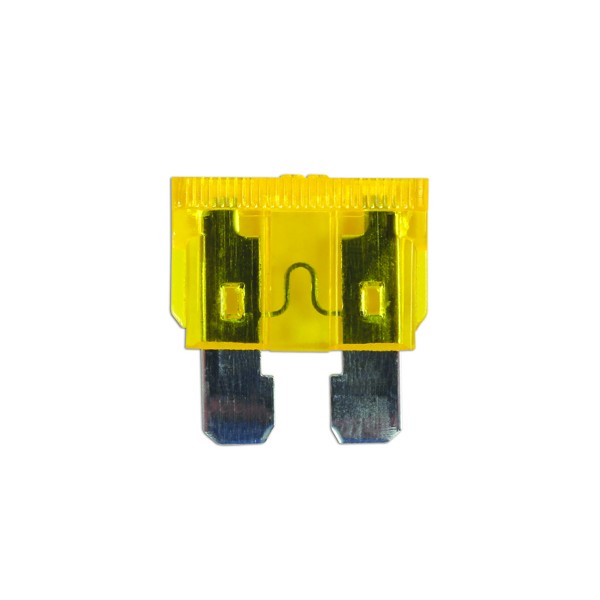 Fuses - Standard Blade - Yellow - 20A - Pack Of 50