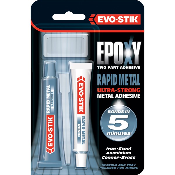 Evo-Stik Expoxy Rapid Metal - 2 x 15ml Tubes
