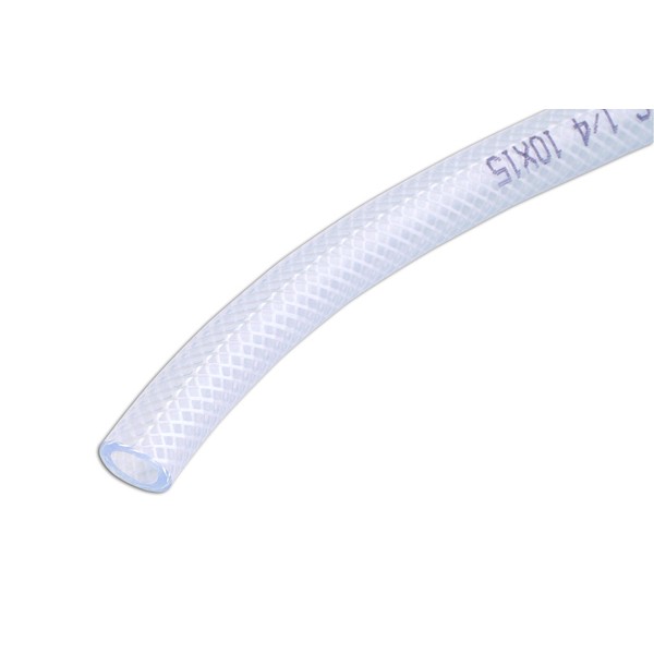 PVC Tubing - Braided - Clear - 5mm - 30m