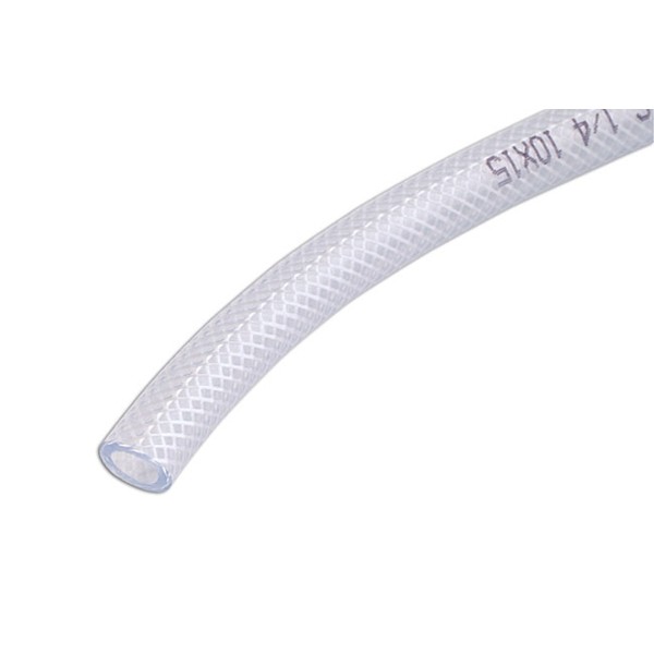 PVC Tubing - Braided - Clear - 13mm - 30m