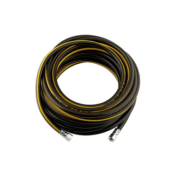 Rubber Air Hose - 8.0mm (5/16in.) With 1/4in. BSP Nipples - 15m