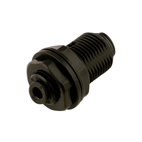 Hose Connector - Bulkhead Push-Fit - 6mm - Pack Of 5