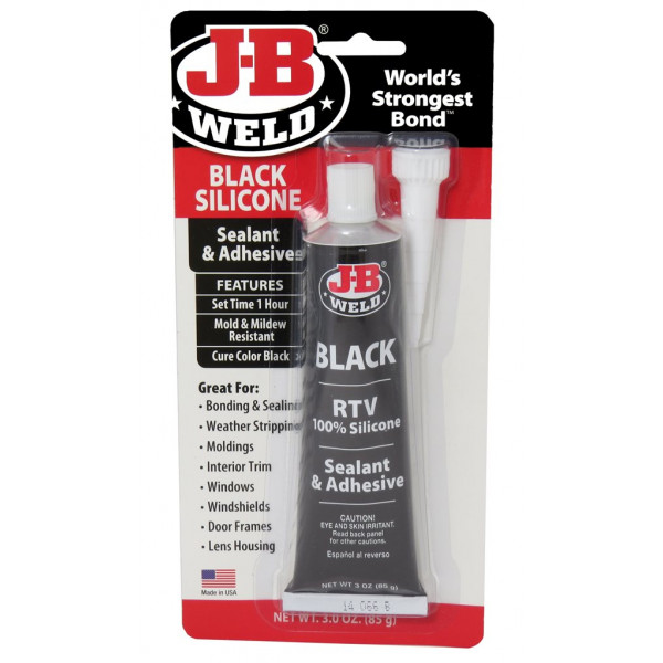 J-B Weld Black Silicone - Pack of 6