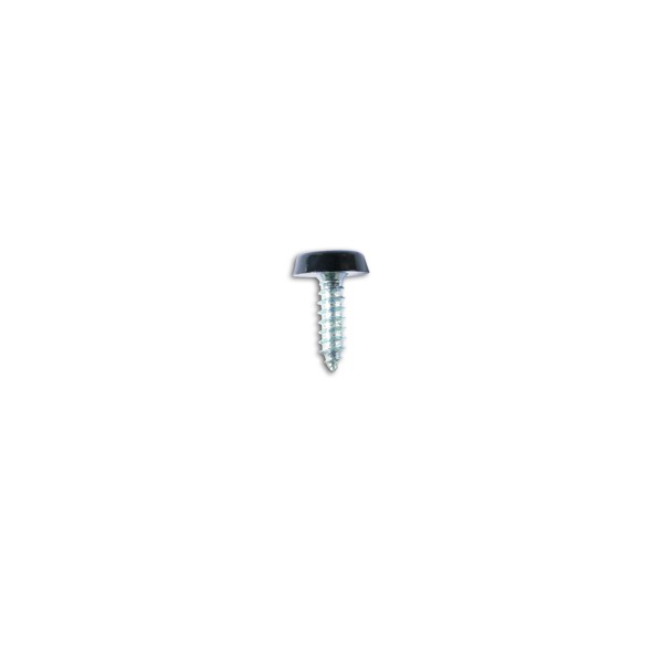 Number Plate Screws - Black Polytop - 4.8mm x 18.0mm - Pack Of 100